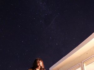 家からの星空(フラットメイト撮影)