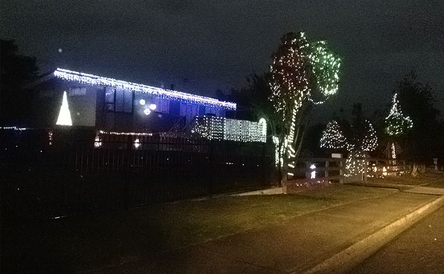 クリスマスの電飾