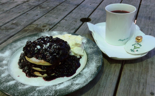 ブルーベリーパンケーキ