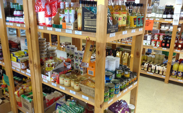 日本食材コーナー