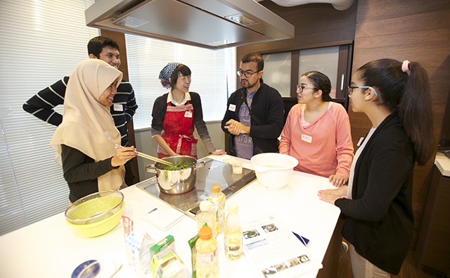 日本で開催されている外国人向け料理教室