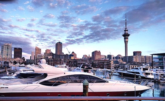 スカイタワーの写真撮影スポット