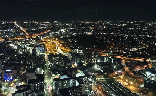 オークランドの夜景を一望 2
