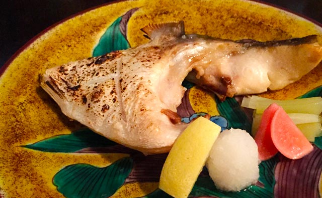 ハマチのカマ焼き