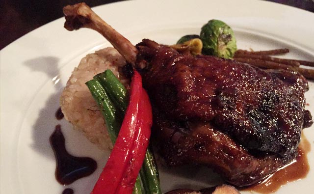 鴨もも肉のたまり醤油照り焼き