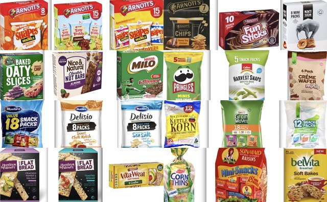 小分けパックのおやつ