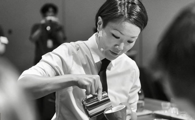 Mojoコーヒースペシャリスト　ハナ・テラモト