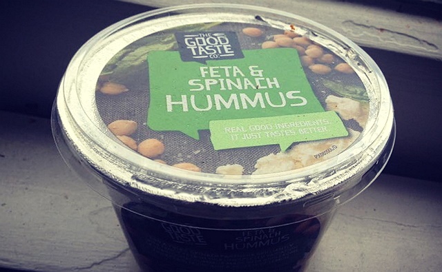 FETA and SPINACH HUMMUS